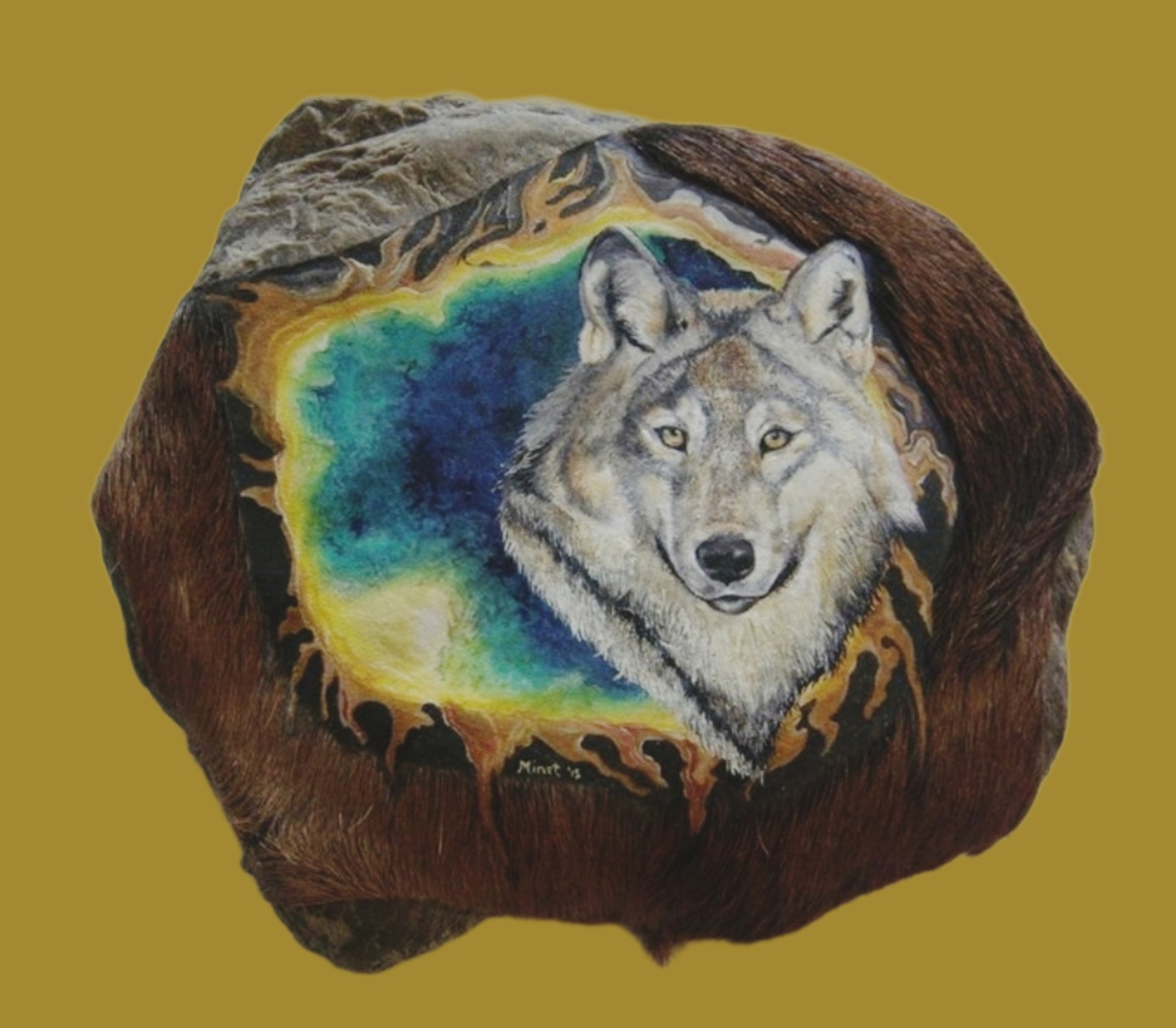 Shewolf uit Yellowstone park