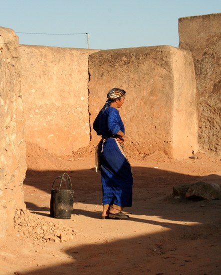 vrouw in Marokko