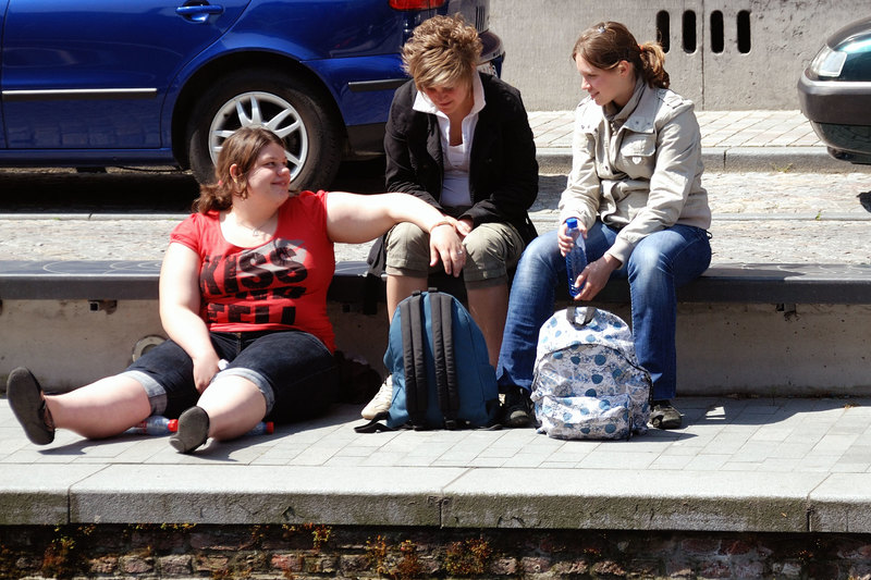 het meisje met de lege flesjes