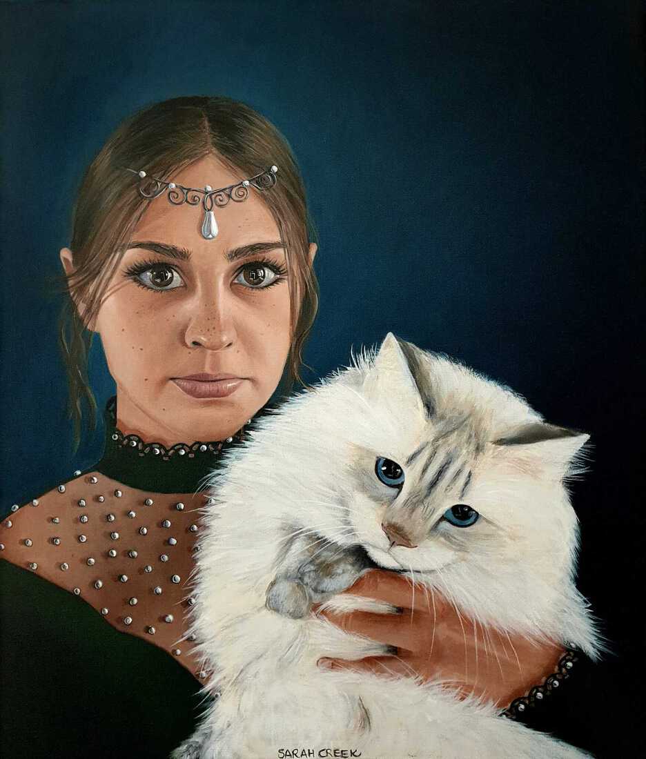 The Princess and her cat