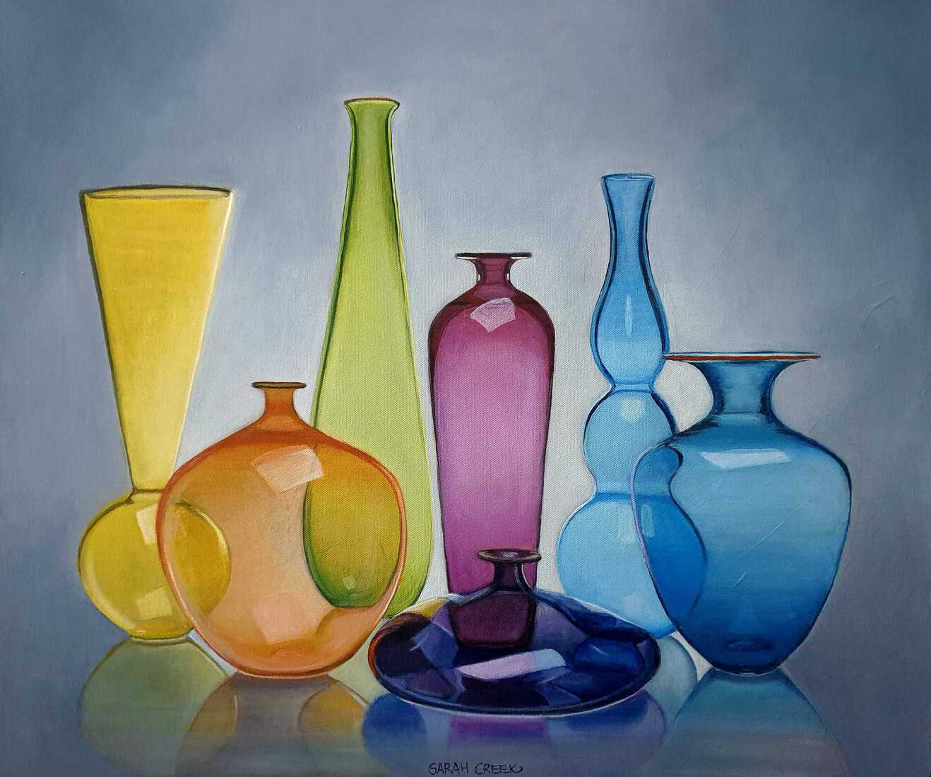 Kleurrijk glas
