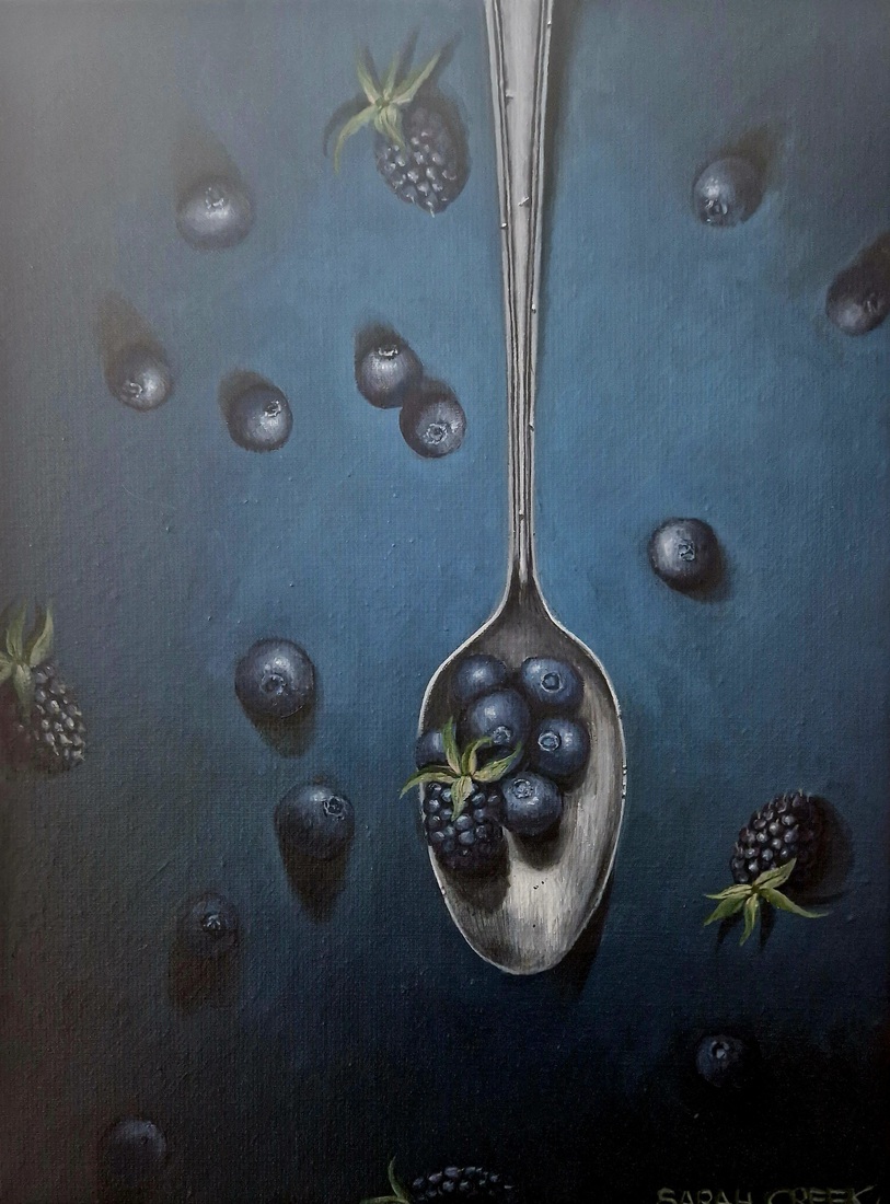 Blue and blackberries