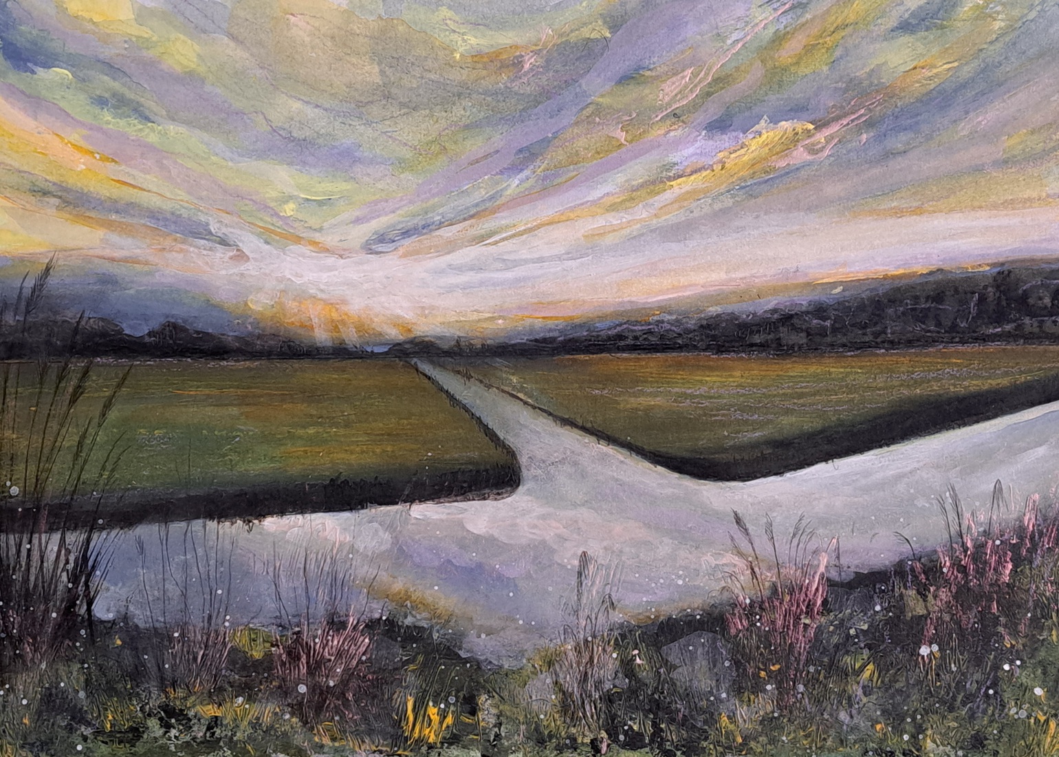 Sfeervol landschap Cronesteyn Park, Leiden