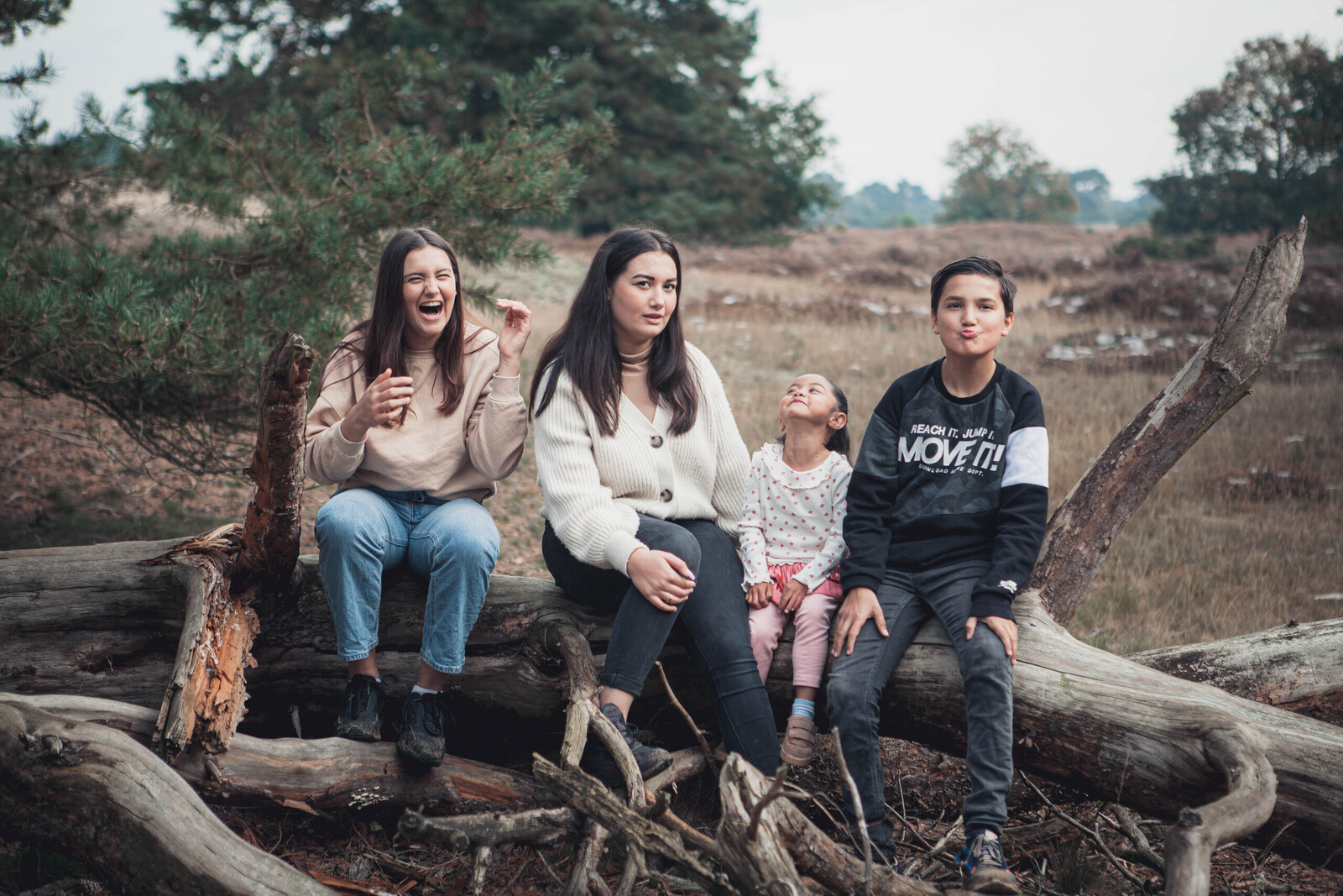 Gezinsshoot zandvlakte Drouwen