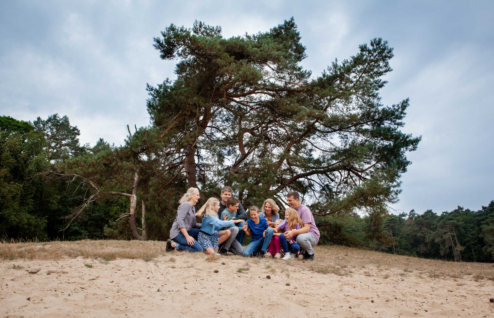 Familieshoot, Zandvlakte Drouwen