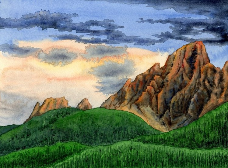 Dolomites near Innichen, Italy