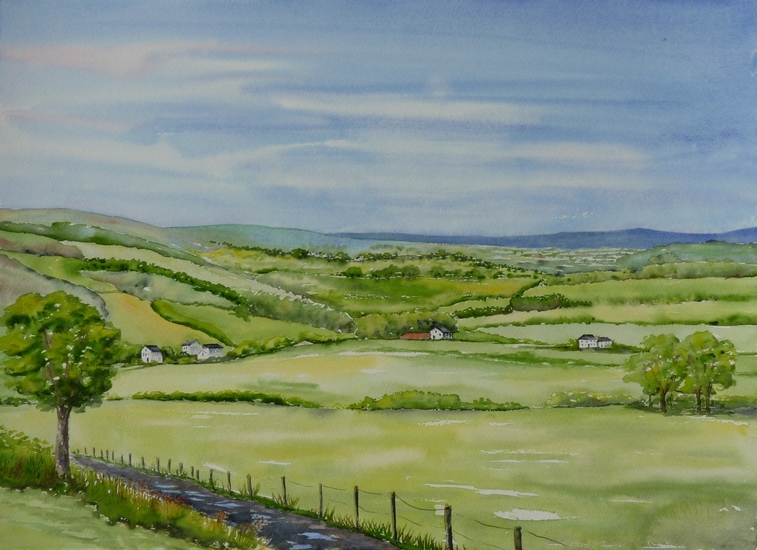 Landscape in Limburg near Epen, The Netherlands