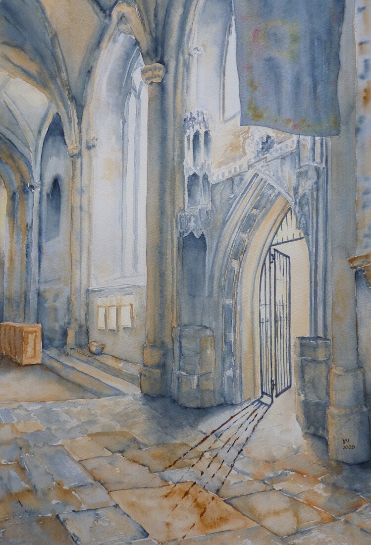 Ely Cathedral interior, England