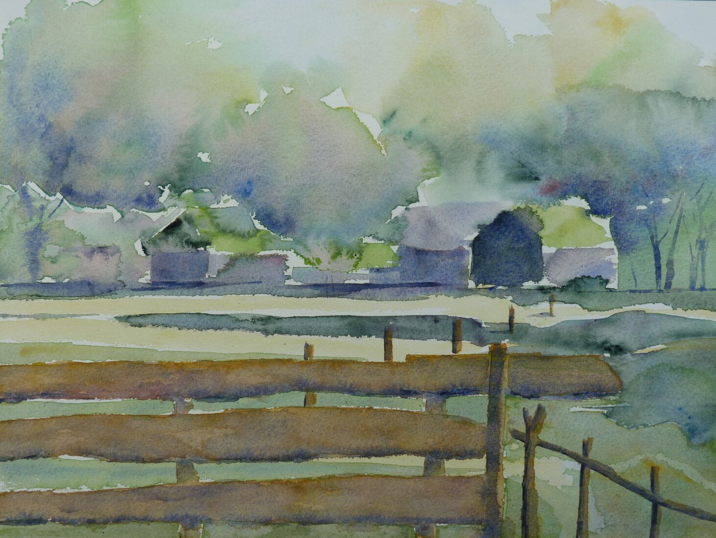 Uitzicht op Orvelte, Drenthe