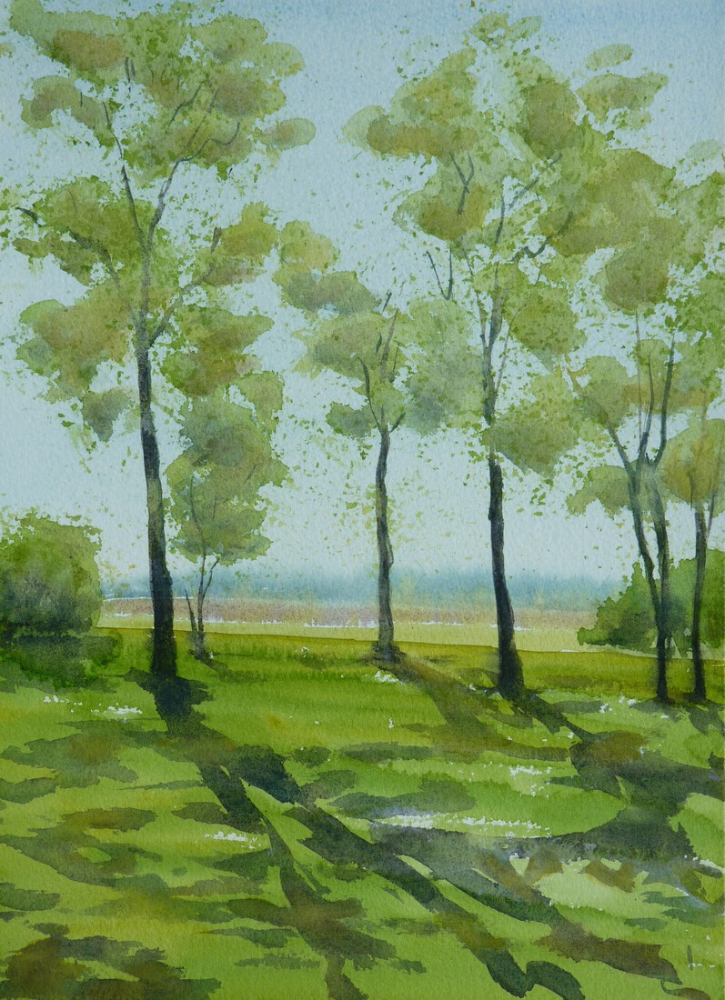 Schaduw van bomen, Orvelte