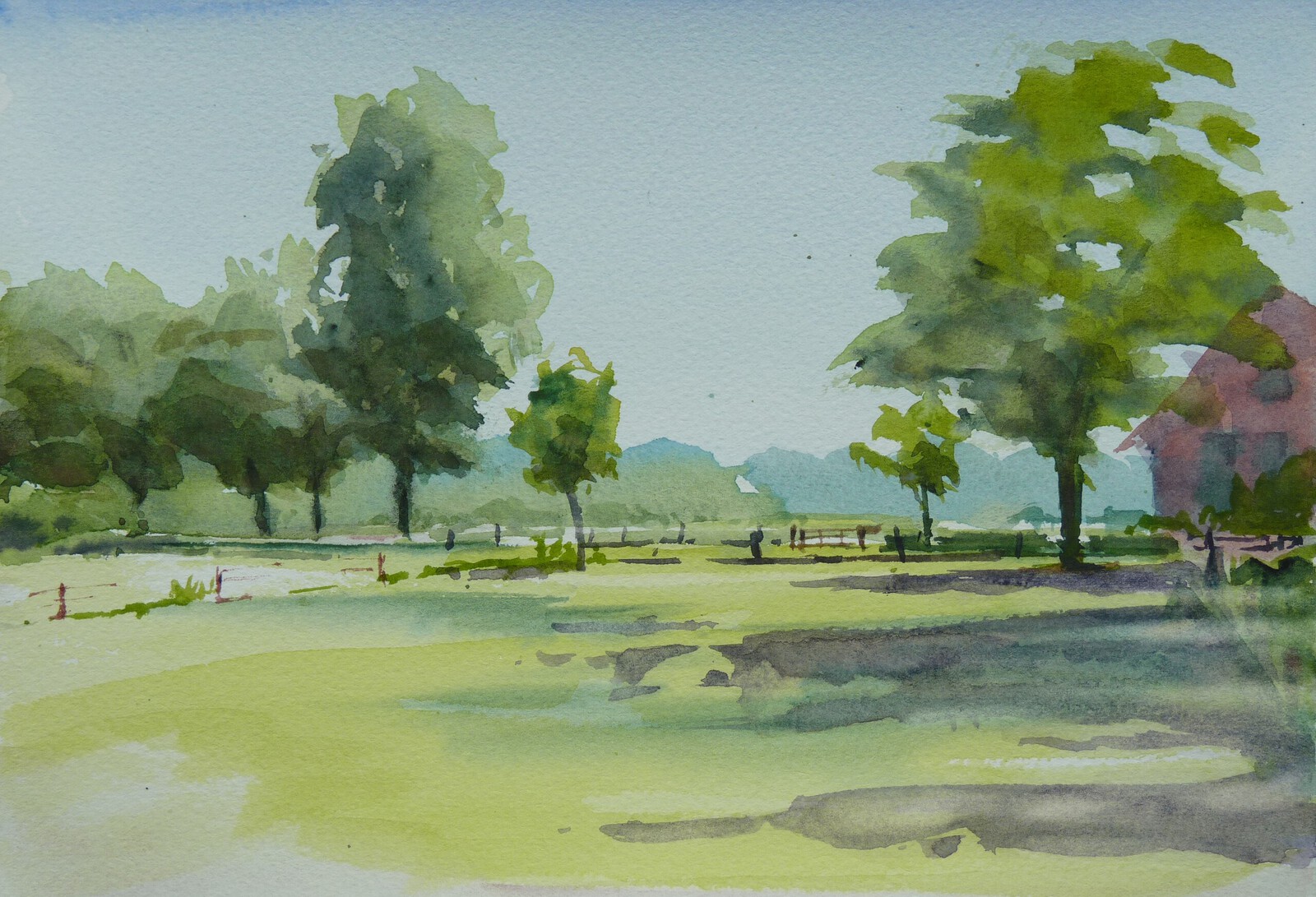 View from the Flintenweg, Orvelte