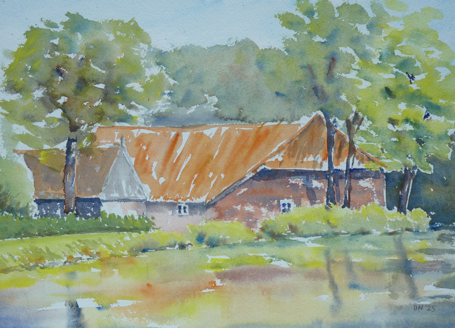 Watermill Frans, Mander, Overijssel