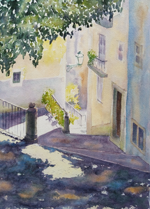 Townscapes in watercolour