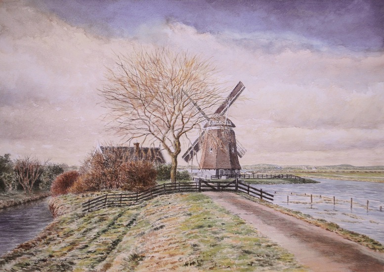 Molen in Noord Holland