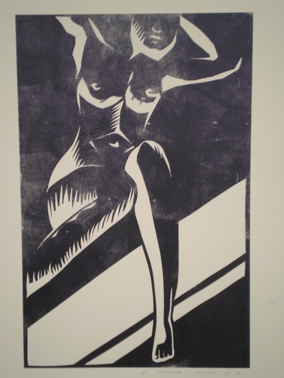 Woman b/w