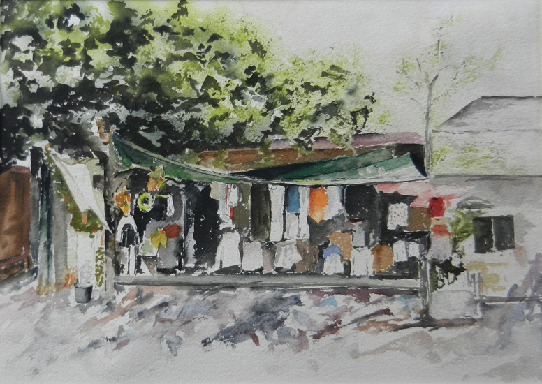 Marktkraam in Mexico stad