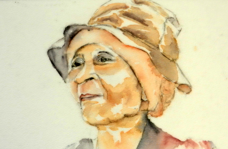 Indonesische dame met hoed