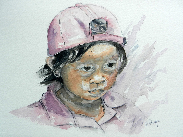 Meisje uit Indonesie