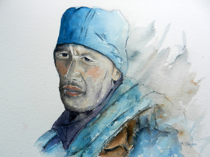 Ruiter in woestijn 5