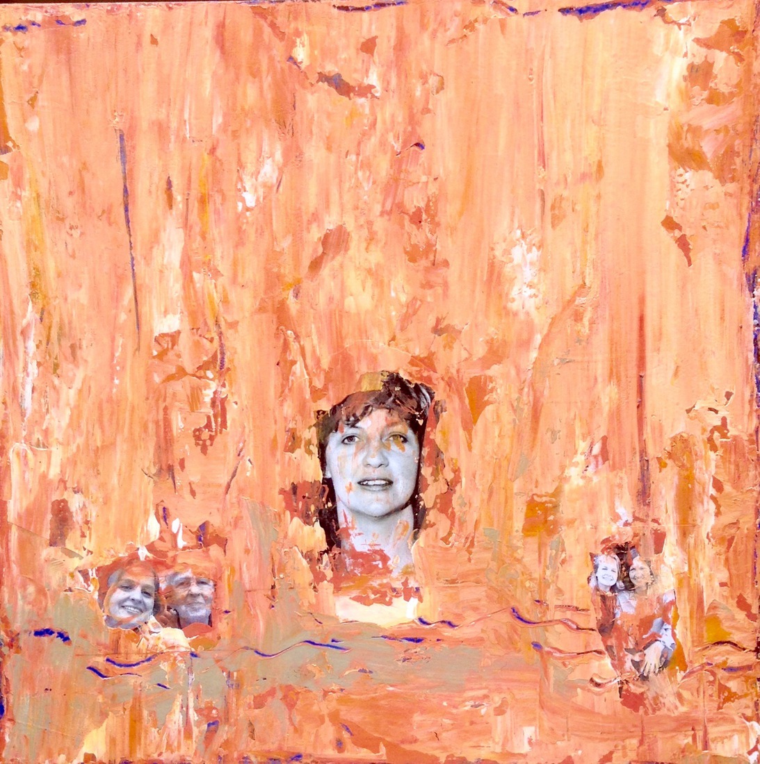 Astrid Tríptico-Collage Nr. 2 b