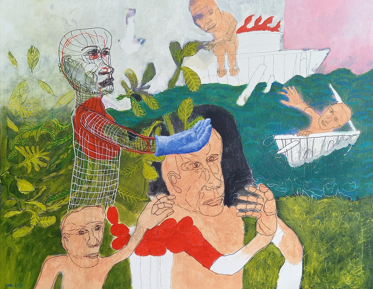 Gedachte ziel rivier boom