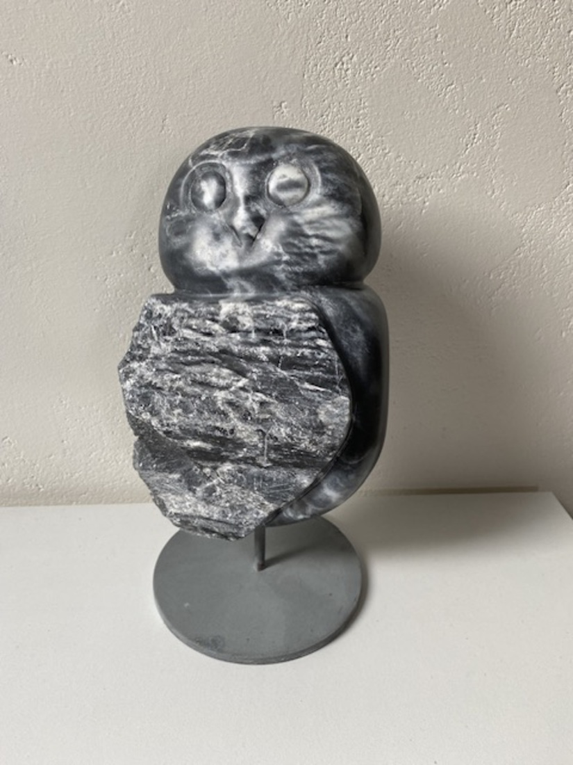 Uit de collectie: Uil (grijs/wit)