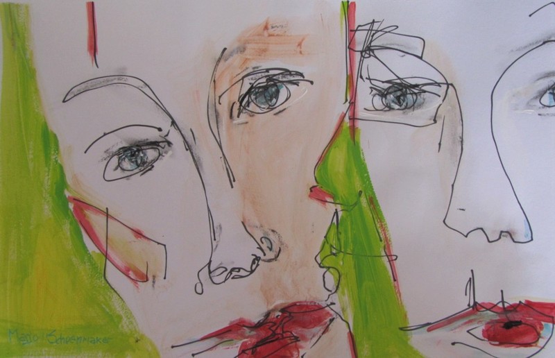 2 Faces- Two ladies