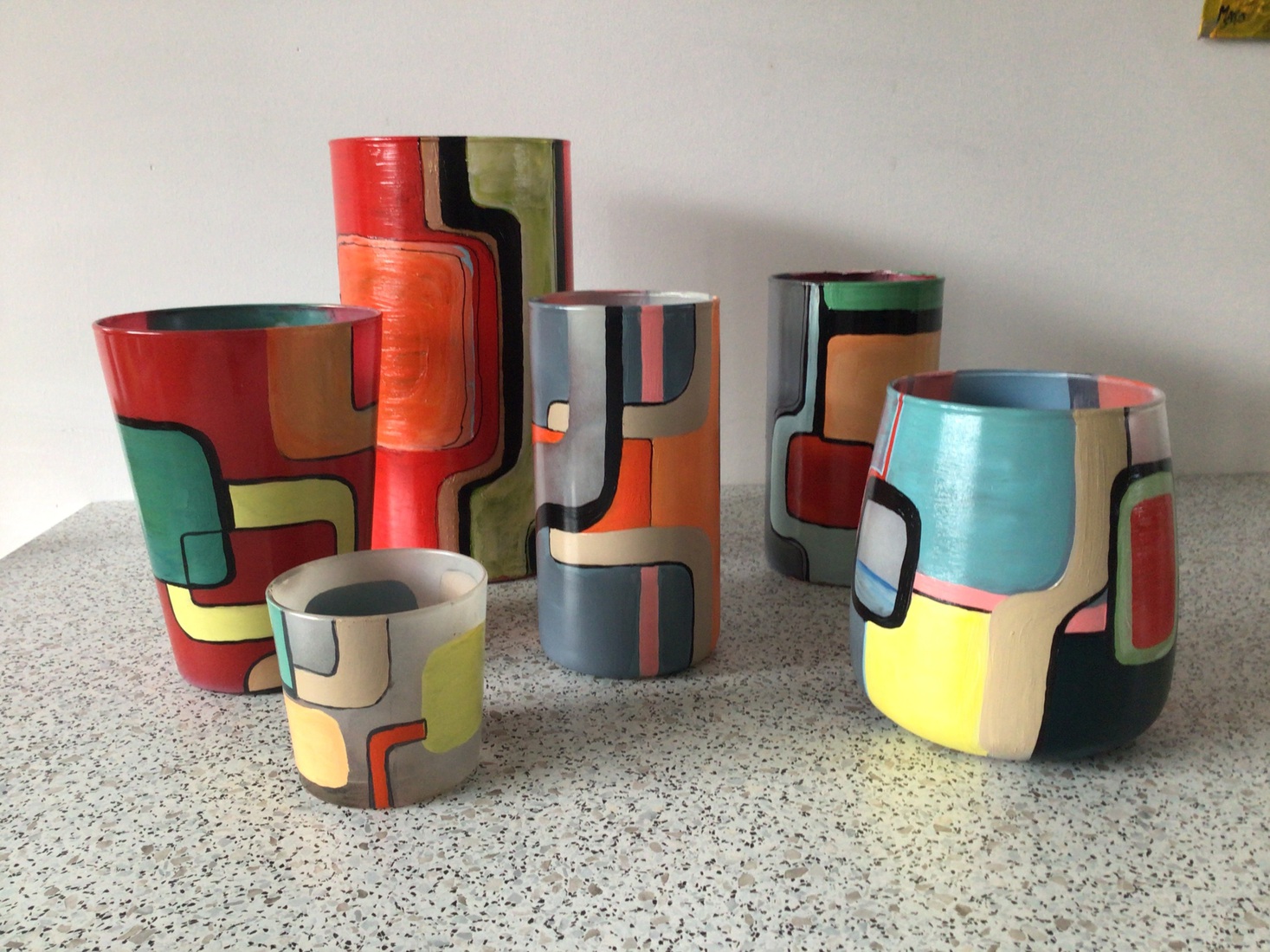 Vintage… beschilderd glaswerk