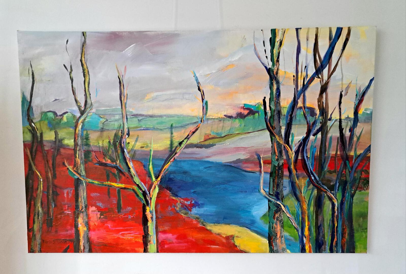 Warm verkoelend landschap