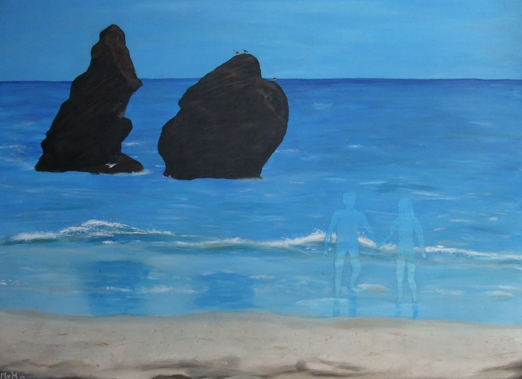 Dromen op het strand