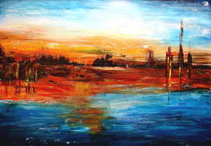 Abstracte schilderijen