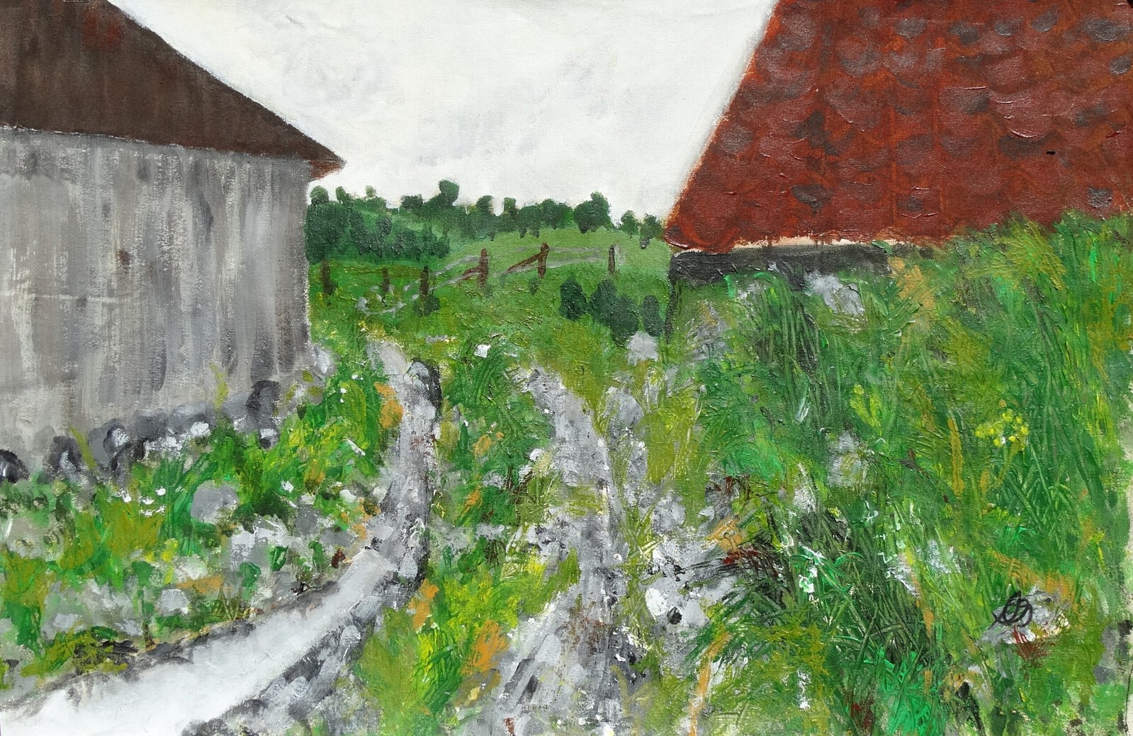 Boerenerf in Frankrijk