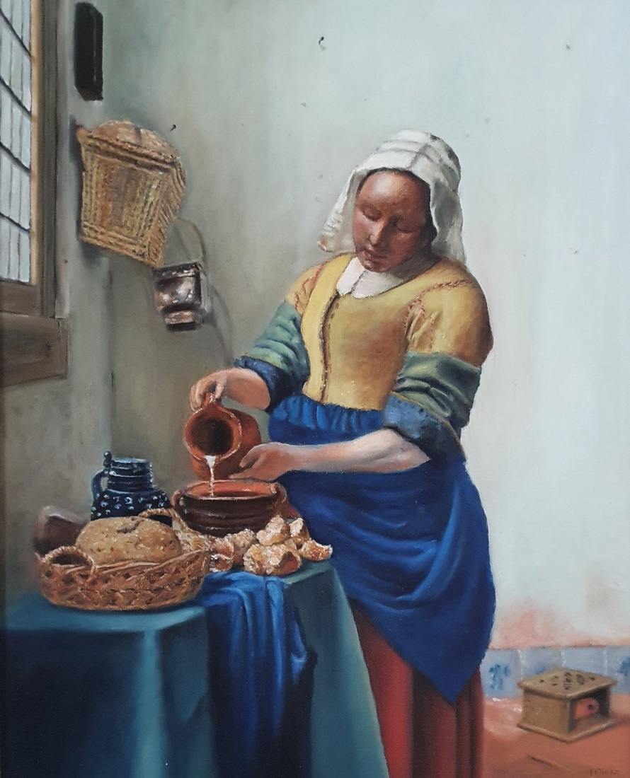 Het melkmeisje van Vermeer