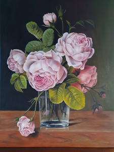 Realistische schilderijen op eigen wijze weergegeven