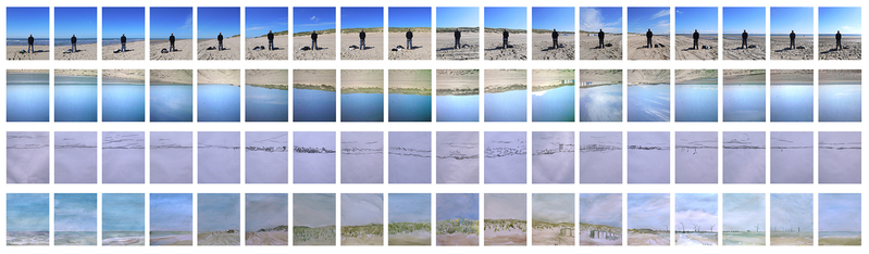 changing visual lines 4 inspired by C.D. Friedrich