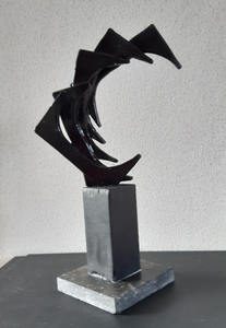 Keramiek werk: Raku gestookt, pitfire en naked raku.