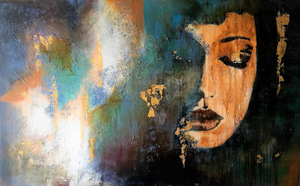 expressieve werken in gemengde techniek en met structuur