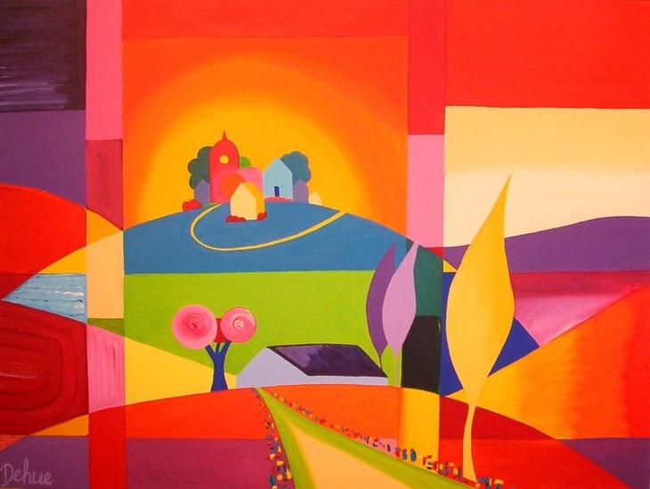 Kleurrijk landschap 17