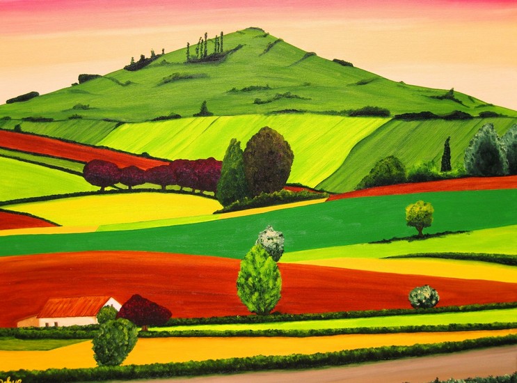 Auvergne, vlakbij Charroux