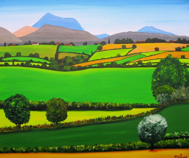 Auvergne, uitzicht op Puy de Dôme 2