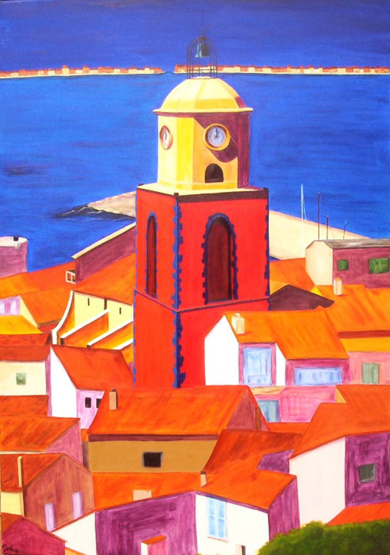 Uitzicht over St.Tropez