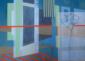 gemengde techniek, gouache op papier