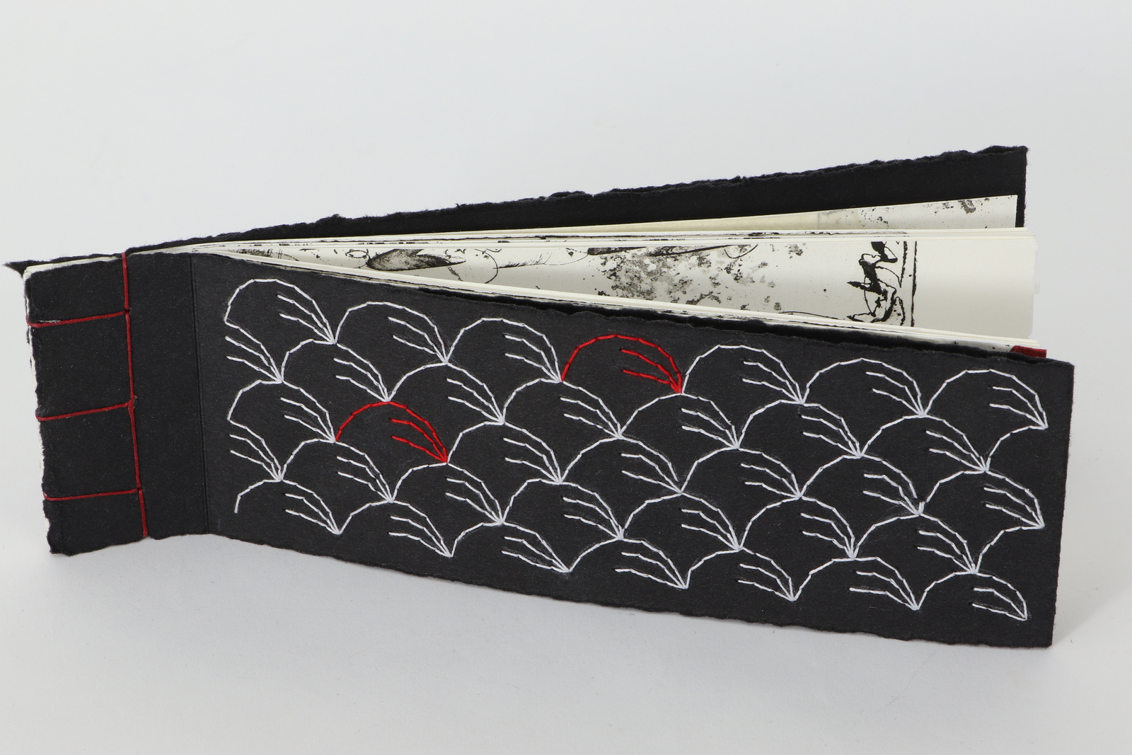 Etsen in japanse binding