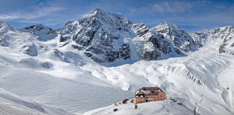 De Ortler met Schaubach Hutte
