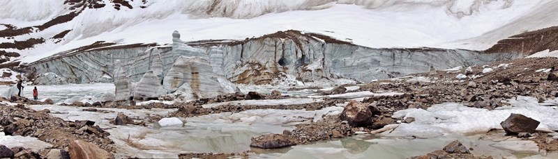 Gletsjer bij Jasper