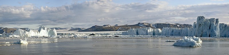 Gletsjer meer Spitsbergen