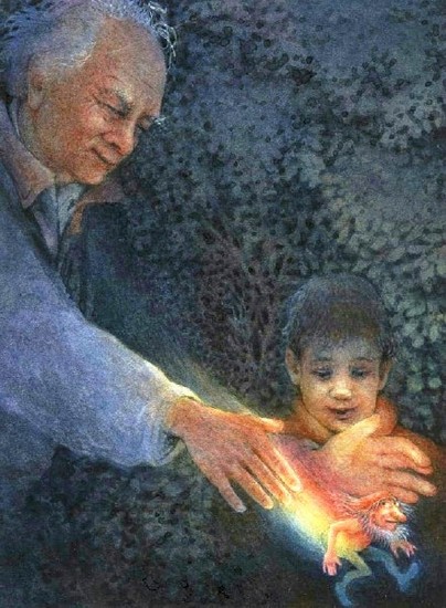 Gold am ende der regenbogen