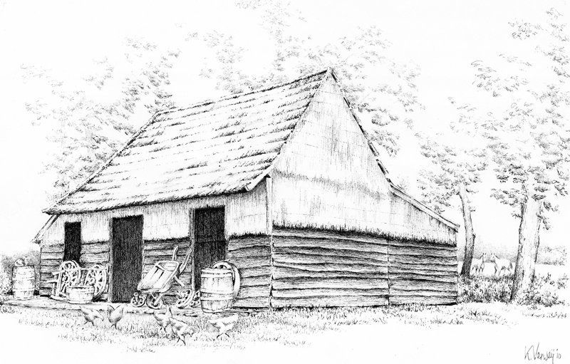 Schuur in Oud Aalden