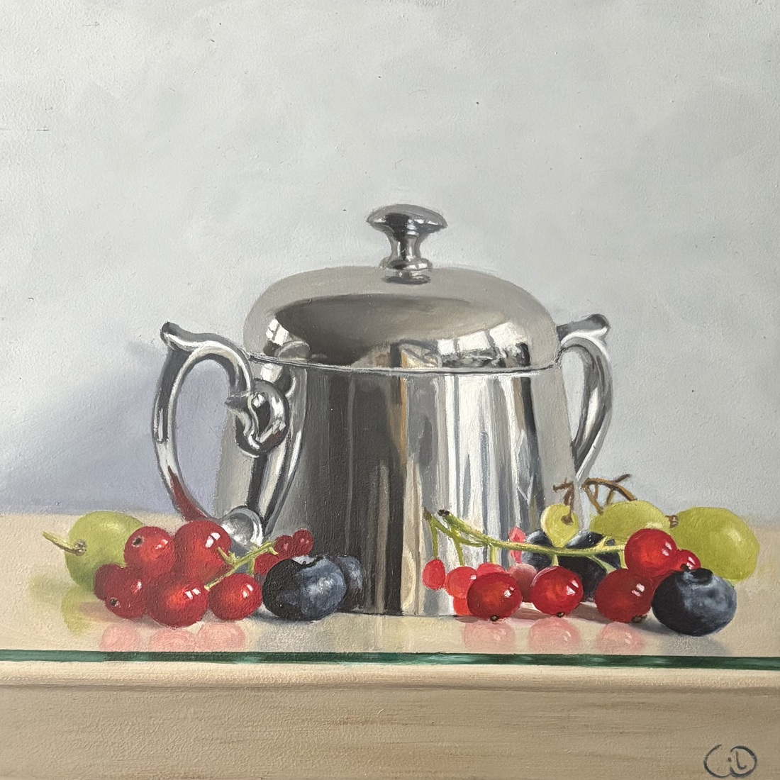 Suikerpot met fruit