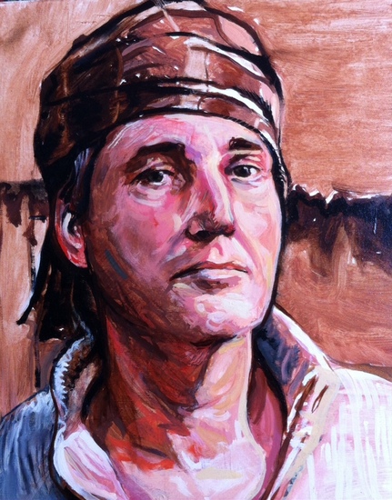 Zelfportret met hoofddoek